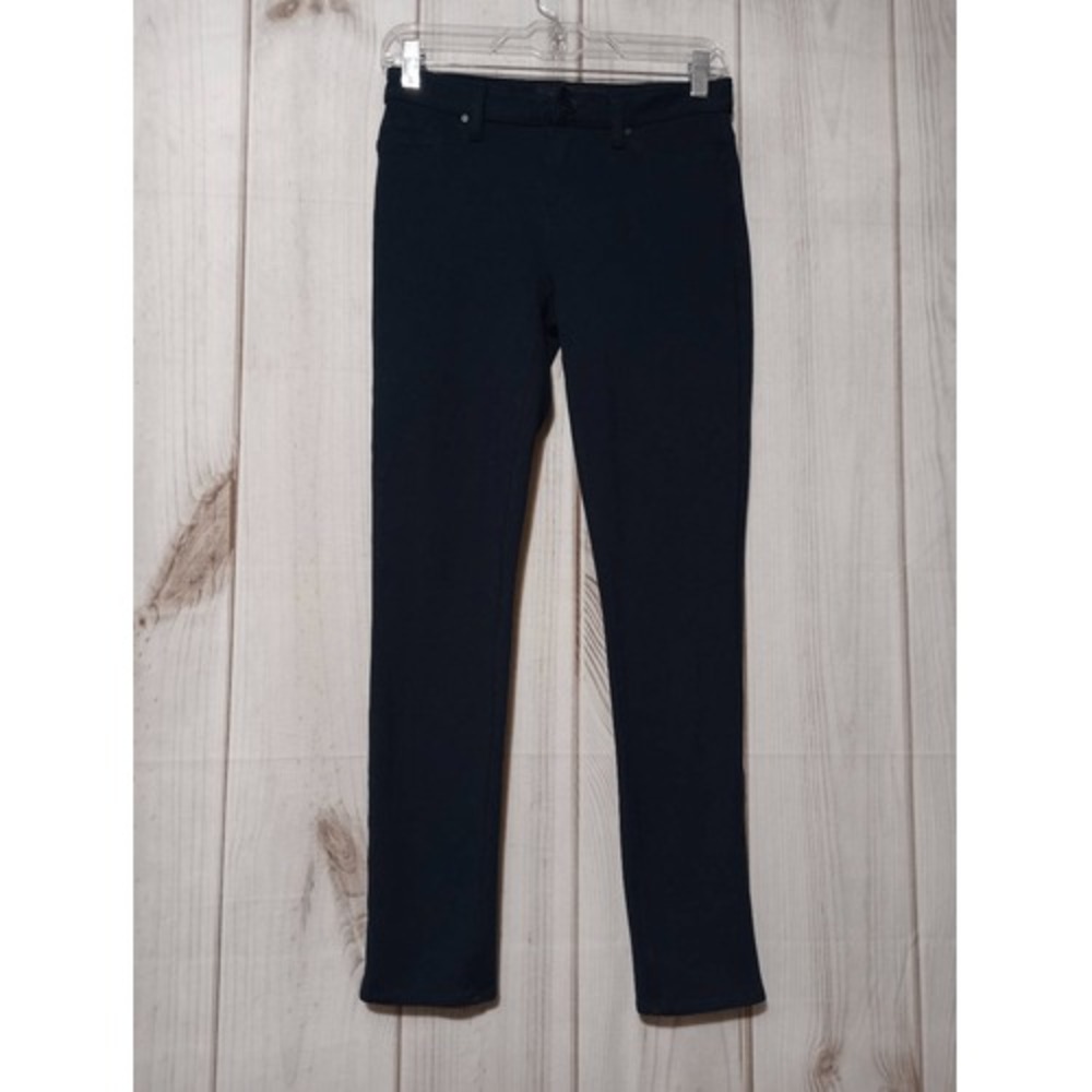 Calvin Klein Jeans Womens Navy Blue Ponte Knit Skinny Pants Size‎ 4 Office